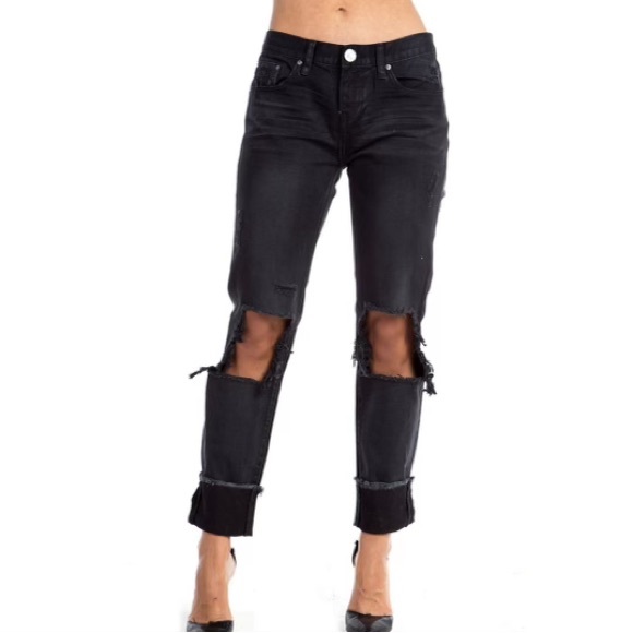 One Teaspoon Denim - One Teaspoon Awesome Baggies Distressed Jeans